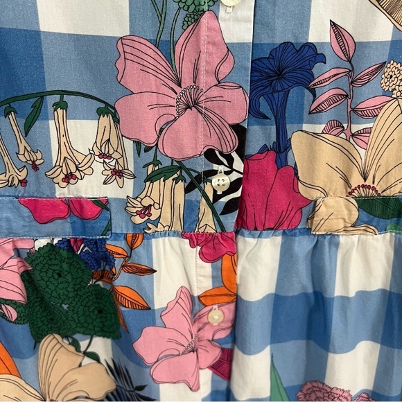 Vilagallo Eveline Midi Shirt Dress in Kew Gardens - Picture 6 of 13